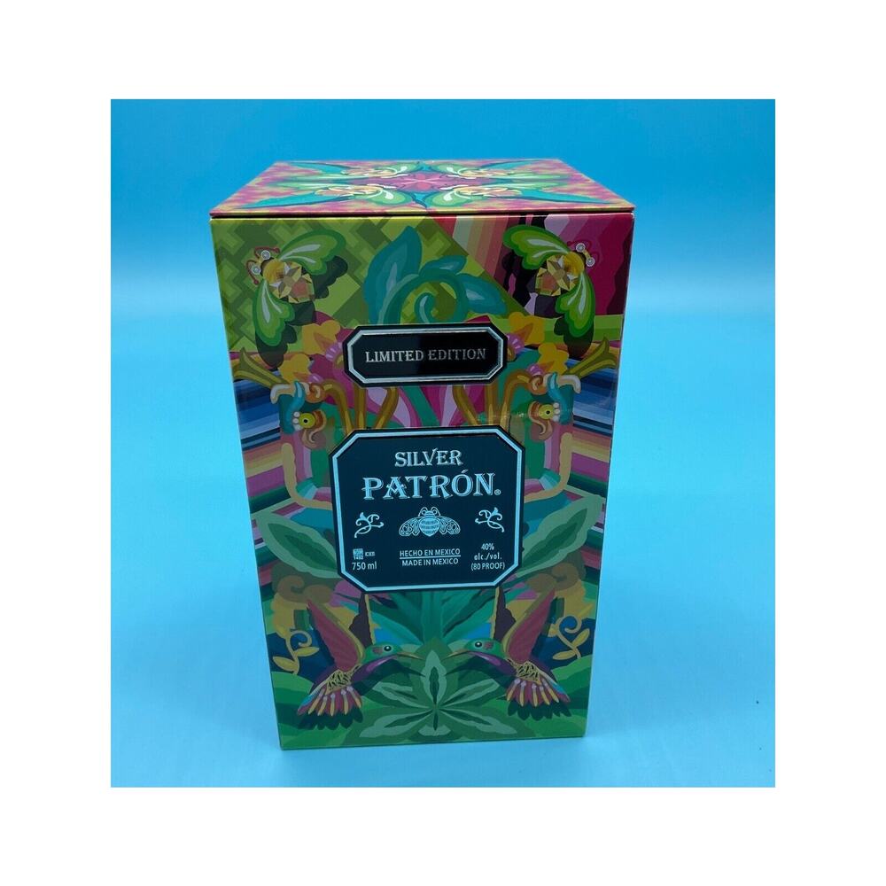 2021 Silver Patron Limited Edition Tequila Bottle Collectible Tin